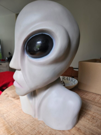 Alien Roswell Area 51 Lifesize Alien Bust Figurine Statue