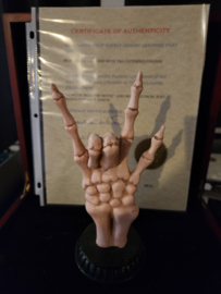 Monster High The Movie (2022) Original Production Used Skeleton Hand Statue Prop
