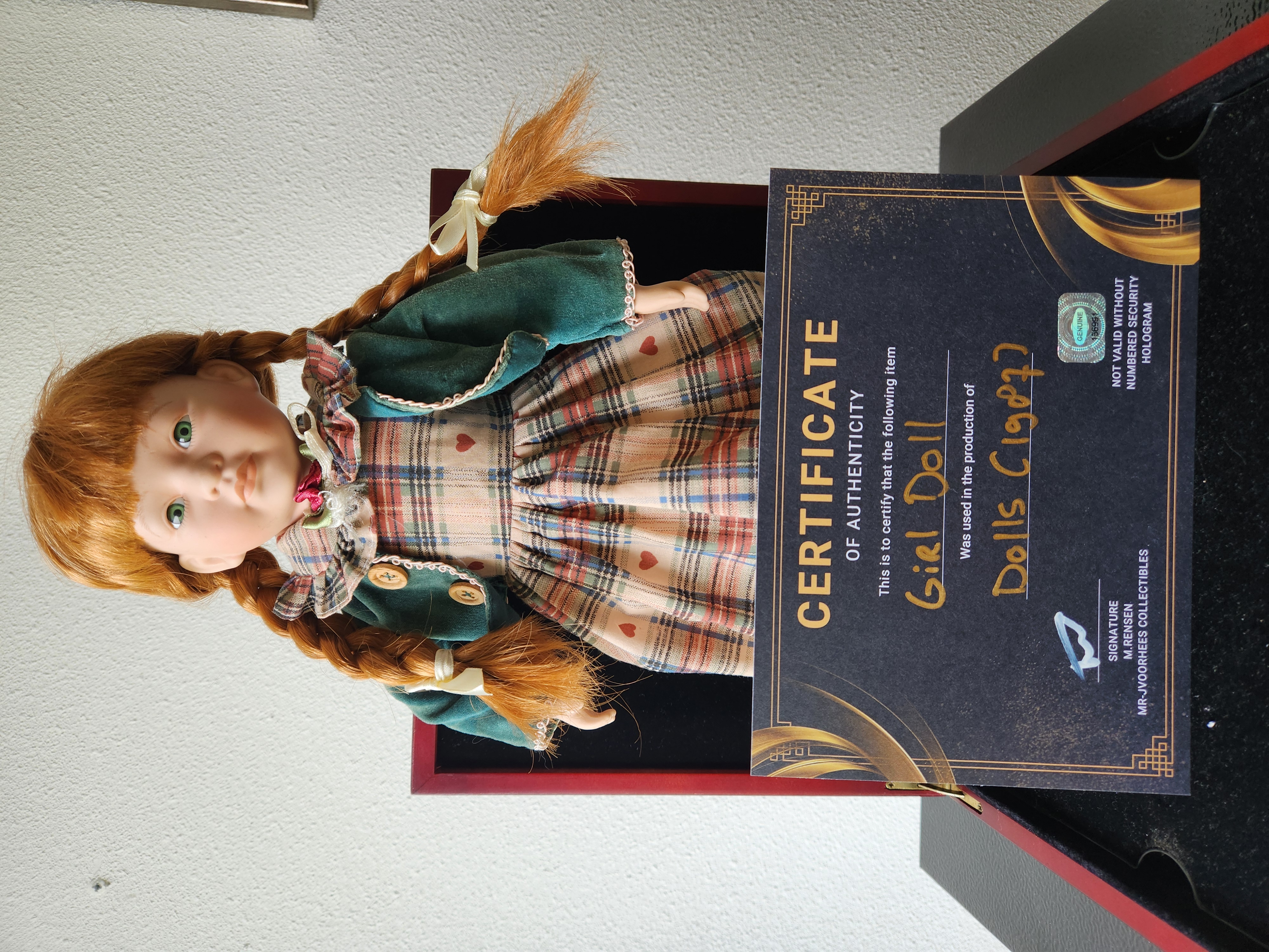 Dolls (1987) Original Production Used Creepy Girl Doll Movie Prop