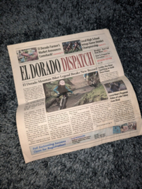 Walt Disney Turner And Hooch 2021 Original Screen Used Newspaper Movie Prop