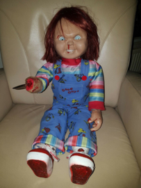 Childs Play 2 Lifesize Chucky Tenoch Art Silicone Bloody Version