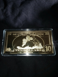 Walt Disney Scrooge McDuck $10 Sport of Tycoons Gold LE of 150 Bar