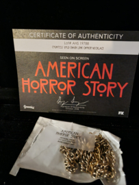 AHS American Horror Story Hotel Original Screen Used Lady Gaga Chain Choker Prop