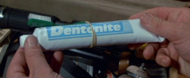 James Bond 007 Licence to Kill (1989) Original Used Dentonite Toothpaste Prop