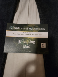 Breaking Bad Original Production Used Walter White Blue Denim Jeans Movie Prop