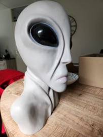 Alien Roswell Area 51 Lifesize Alien Bust Figurine Statue