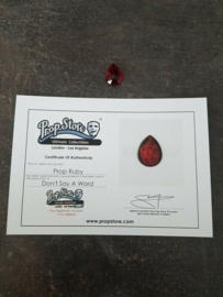 Michael Douglas Don't Say A Word Original Screen Used Ruby Prop