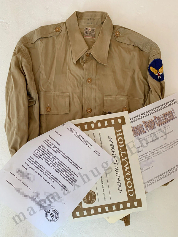 Ben Affleck Pearl Harbor Original Production Used US Army Air Corp Shirt Prop