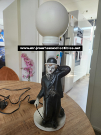 Charlie Chaplin Old Vintage Desk Lamp Figurine Statue