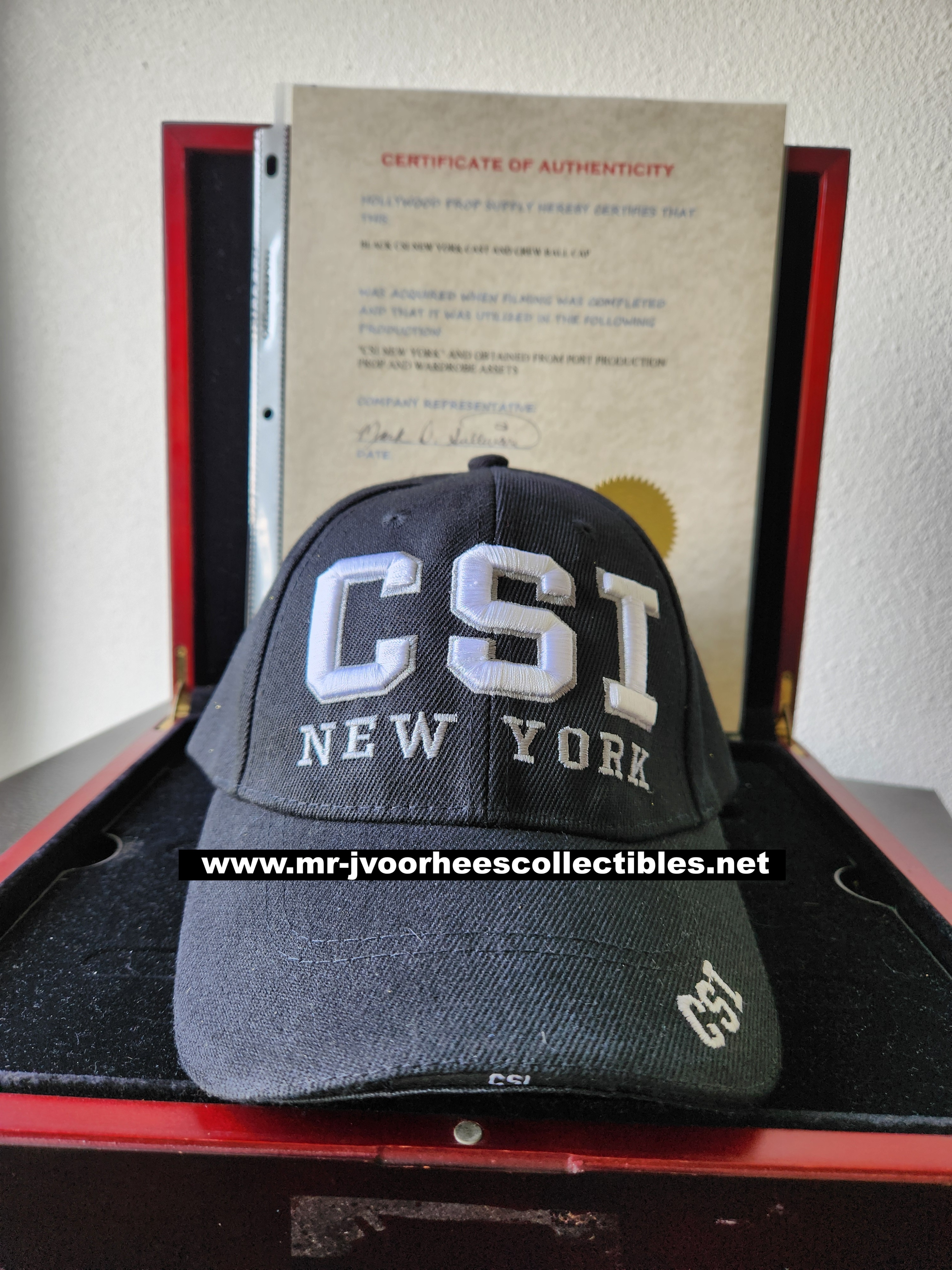 CSI New York Original Cast and Crew Cap Movie Prop