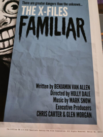 The X Files Season 11 Epsiode Familiar Original LE OF 200 Poster