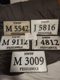 Resident Evil The Final Chapter Original Screen Used License Plates Movie Prop