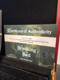 Breaking Bad Original Screen Used Walter White Gutting Tool and Knife Movie Prop