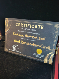 Final Destination 2000 Original Production Used Hammer from Garage Movie Prop