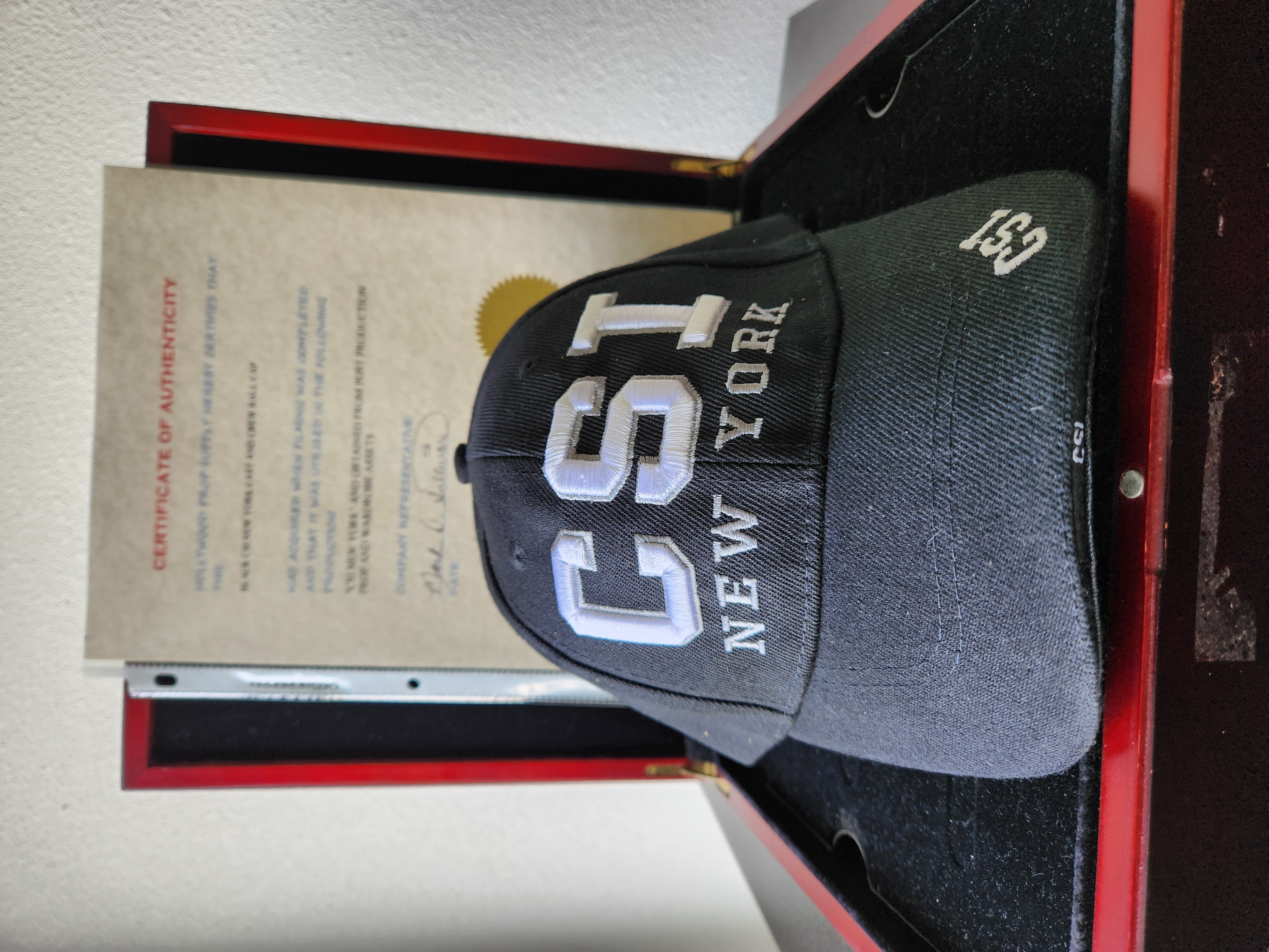 CSI New York Original Cast and Crew Cap Movie Prop