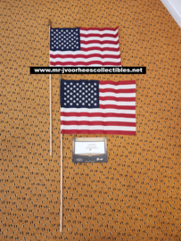 SOA Sons of Anarchy Original Screen Used Jack Teller Jax Memorial USA Flags Prop