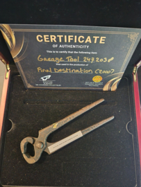 Final Destination Original Production Used Tool from Garage Movie Prop