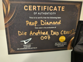 James Bond 007 Die Another Day Original Production Used Prop Diamond Movie Prop