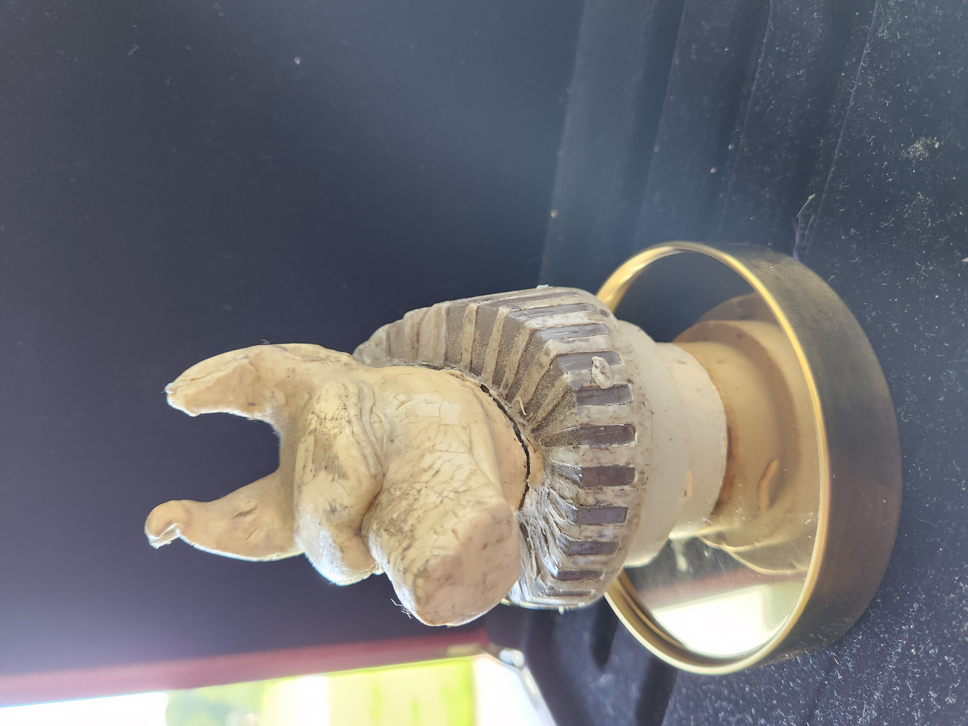 The Mummy (1999) Original Production Hand Made Anubis Canopic Jar Lid Movie Prop