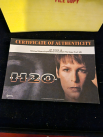 Halloween H20 Original Production Used Michael Myers Psychiatric Evaluation Prop