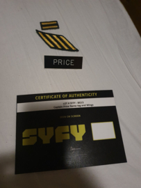 Battlestar Galatica Original Screen Used Captain Price Tag Prop