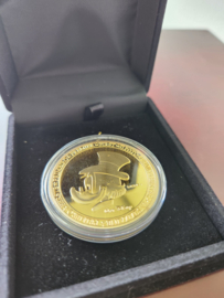 Walt Disney Scrooge McDuck 24K Gold Plate First Euro Sample Coin
