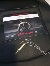 Sons of Anarchy Original Product Used Jack Teller Jax Bullet Necklace Movie Prop