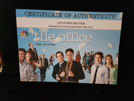 NBC The Office Original Screen Used Freddy Krueger Bank Desk Statue Movie Prop