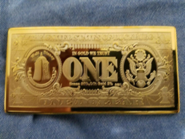 Walt Disney Scrooge McDuck $1 Duckburg Gold Banknote LE Bar Coin