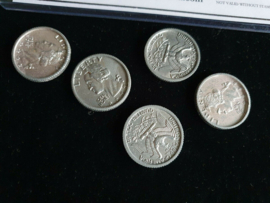 Terminator Genisys Original Screen Used Schwarzenegger Coin Set