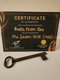 Stephen King The Green Mile 1999 Original Production Used Rusty Prison Key Prop
