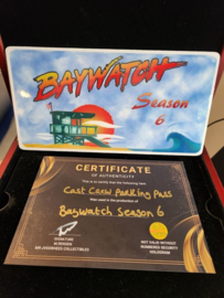Baywatch Season 6 Original Cast Crew Parking Pass