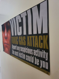 Children of Men Original Screen Used Gas Attack Poster Movie Prop