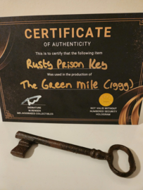 Stephen King The Green Mile 1999 Original Production Used Rusty Prison Key Prop