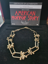 AHS American Horror Story Hotel Original Screen Used Lady Gaga Link Choker Prop