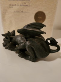 Monster High The Movie (2022) Original Production Used Black Dragon Statue Prop