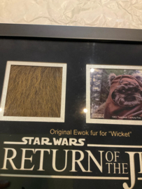 Star Wars Return of the Jedi 1983 Original Screen Used Ewok Fur for Wicket Prop