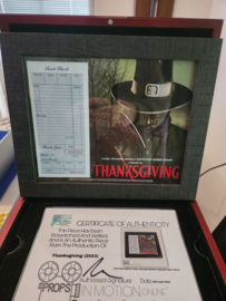 Thanksgiving 2023 Original Screen Used Lizzie Diner Check Prop