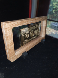 Walt Disney Scrooge McDuck $20 Goldrush Gold LE Banknote Bar Coin in Display