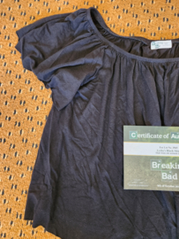 Breaking Bad Original Screen Used and Worn Lydia Black Shirt Movie Prop