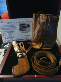 Into the Badlands Original Screen Used Bag Belt Knife Prop Set