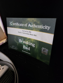 Breaking Bad Original Production Used Hank Calvin Klein Black Belt Movie Prop