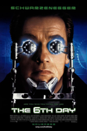 Arnold Schwarzenegger The 6th Day Original Production Used Cloning Flyer Prop