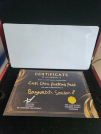 Baywatch Season 8 Original Cast Crew Parking Pass