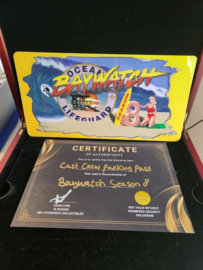 Baywatch Season 8 Original Cast Crew Parking Pass