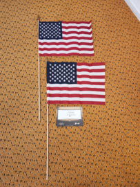 SOA Sons of Anarchy Original Screen Used Jack Teller Jax Memorial USA Flags Prop