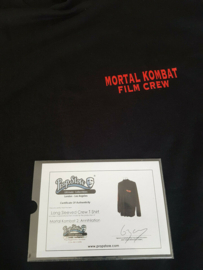 Mortal Kombat 2 Annihilation Original Production Used Crew Shirt