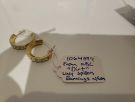Dirt TV Series Original Screen Worn Courtney Cox Earrings Prop