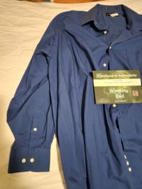 Breaking Bad Original Production Used Walter White Blue Button Shirt Movie Prop