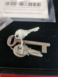 Silence of the Lambs Hannibal Rising Original Screen Used Keys to Apartment Prop